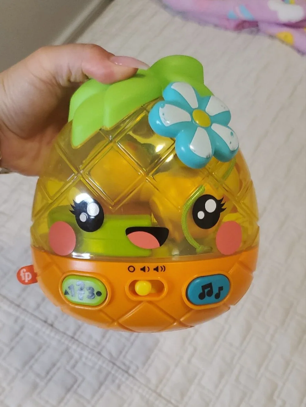 Cocomelon Learning Laptop & Pineapple Music Toy Set - Bright Green and Orange